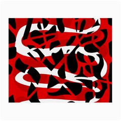 Red Chaos Small Glasses Cloth