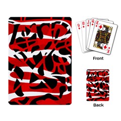 Red Chaos Playing Card