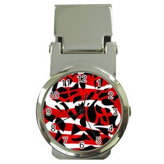 Red Chaos Money Clip Watches by Valentinaart