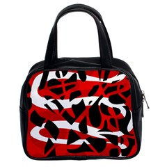 Red Chaos Classic Handbags (2 Sides)