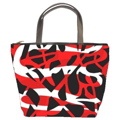 Red Chaos Bucket Bags