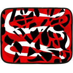 Red Chaos Fleece Blanket (mini)