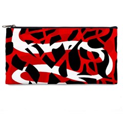 Red Chaos Pencil Cases