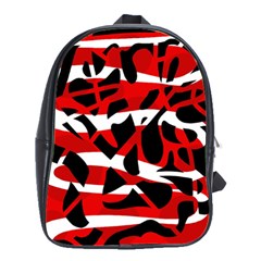 Red Chaos School Bags(large) 