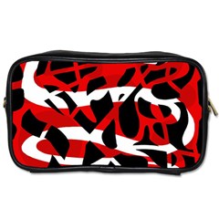 Red Chaos Toiletries Bags 2-side