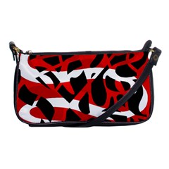 Red Chaos Shoulder Clutch Bags