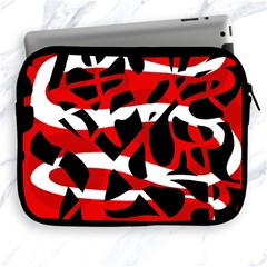 Red Chaos Apple Ipad 2/3/4 Zipper Cases by Valentinaart