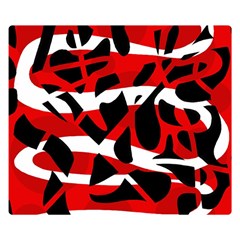 Red Chaos Double Sided Flano Blanket (small) 