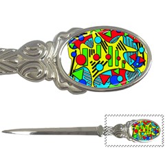 Colorful Chaos Letter Openers by Valentinaart