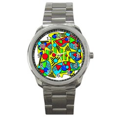 Colorful Chaos Sport Metal Watch