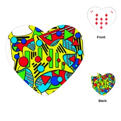 Colorful Chaos Playing Cards (heart) 