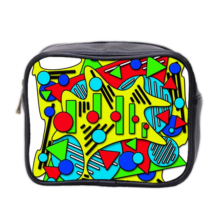 Colorful chaos Mini Toiletries Bag 2-Side