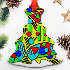 Colorful Chaos Ornament (christmas Tree)