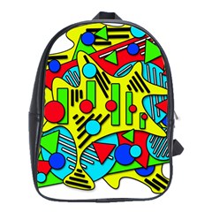 Colorful Chaos School Bags (xl) 