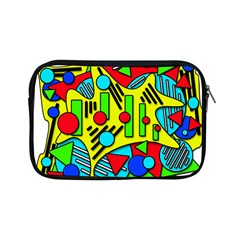 Colorful Chaos Apple Ipad Mini Zipper Cases by Valentinaart