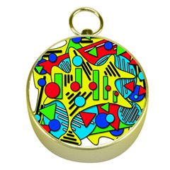 Colorful Chaos Gold Compasses