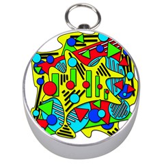 Colorful Chaos Silver Compasses