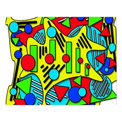 Colorful Chaos Double Sided Flano Blanket (large) 