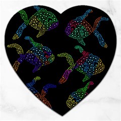 Decorative Fish Jigsaw Puzzle (heart)