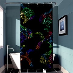 Decorative Fish Shower Curtain 36  X 72  (stall) 