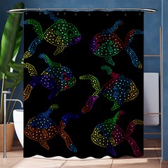 Decorative Fish Shower Curtain 60  X 72  (medium) 