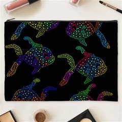 Decorative Fish Cosmetic Bag (xxxl)  by Valentinaart