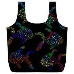 Decorative Fish Full Print Recycle Bags (l) 