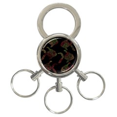 Decorative Fish Pattern 3-ring Key Chains