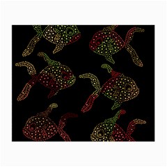 Decorative Fish Pattern Small Glasses Cloth