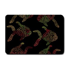 Decorative Fish Pattern Small Doormat  by Valentinaart