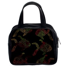 Decorative Fish Pattern Classic Handbags (2 Sides)