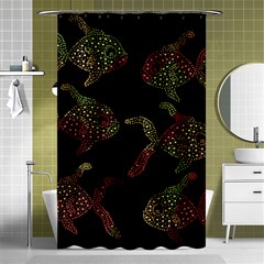 Decorative Fish Pattern Shower Curtain 48  X 72  (small) 