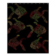 Decorative Fish Pattern Shower Curtain 60  X 72  (medium) 