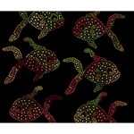 Decorative fish pattern Deluxe Canvas 14  x 11  14  x 11  x 1.5  Stretched Canvas