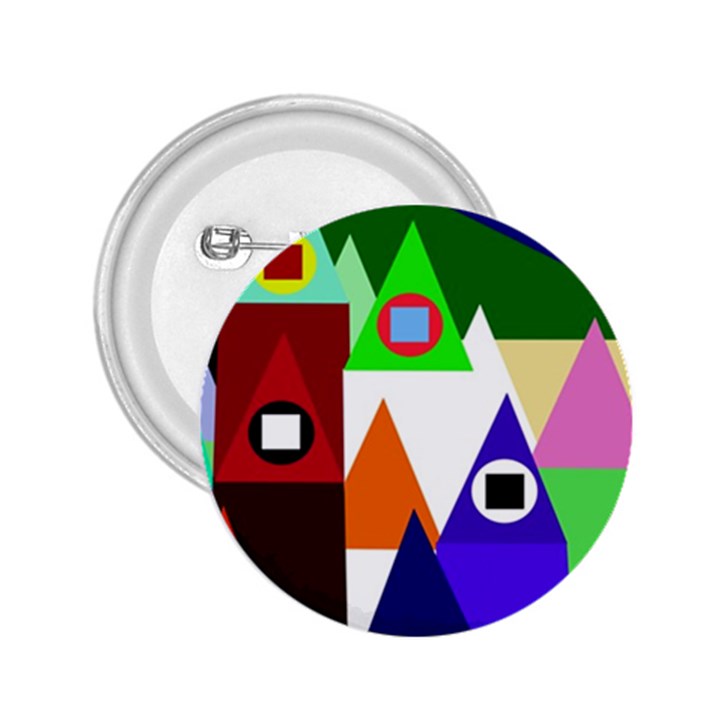 Colorful houses  2.25  Buttons