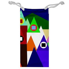 Colorful Houses  Jewelry Bags