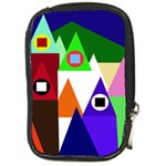 Colorful houses  Compact Camera Cases Front