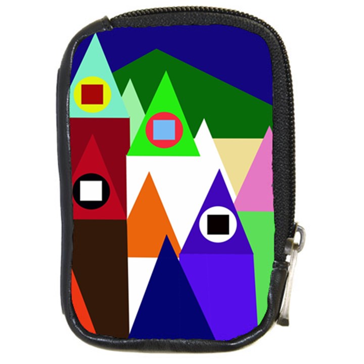 Colorful houses  Compact Camera Cases