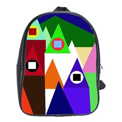 Colorful Houses  School Bags (xl)  by Valentinaart