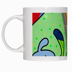 Colorful Landscape White Mugs