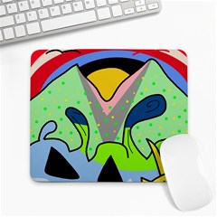 Colorful Landscape Large Mousepads