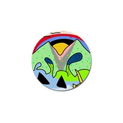 Colorful Landscape Golf Ball Marker (10 Pack)