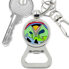 Colorful Landscape Bottle Opener Key Chains