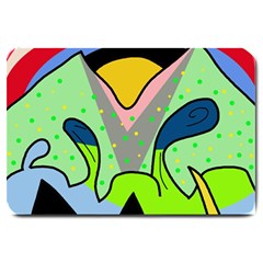 Colorful Landscape Large Doormat 