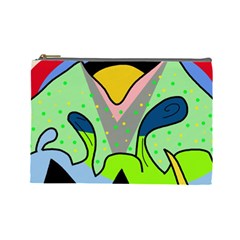 Colorful Landscape Cosmetic Bag (large) 