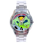 Colorful landscape Stainless Steel Analogue Watch Front