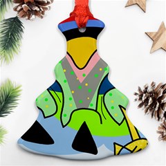 Colorful Landscape Ornament (christmas Tree) by Valentinaart