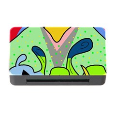 Colorful Landscape Memory Card Reader With Cf by Valentinaart