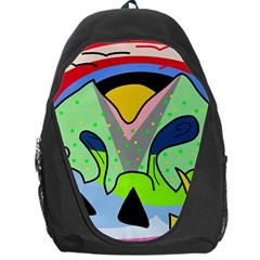 Colorful Landscape Backpack Bag