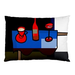 Table Pillow Case (two Sides) by Valentinaart